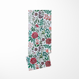Pink and Purple Flowers Yoga Mat