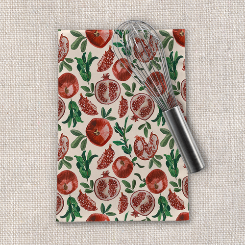 Pomegranate Tea Towel