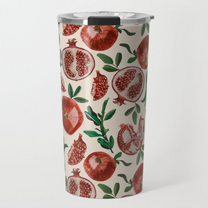 Pomegranate Travel Mug