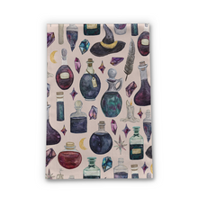Load image into Gallery viewer, Potions Pattern Tea Towel