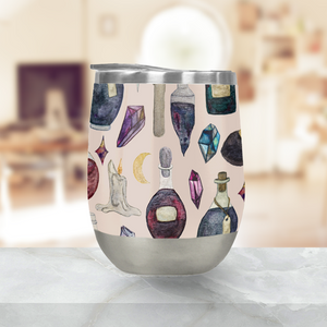 Potions Pattern Stemless Wine Tumbler