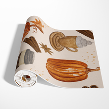 Load image into Gallery viewer, Pumpkin Spice Coffee Yoga Mat