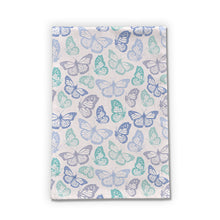 Load image into Gallery viewer, Purple and Green Butterfly Tea Towels [Wholesale]