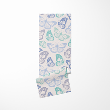 Load image into Gallery viewer, Purple and Green Butterflies Yoga Mat
