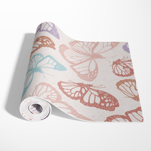 Load image into Gallery viewer, Rainbow Butterflies Yoga Mat