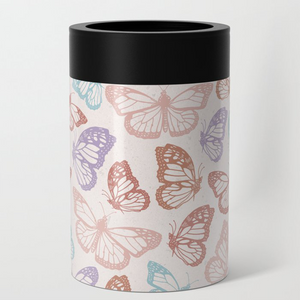 Rainbow Butterfly Can Cooler/Koozie