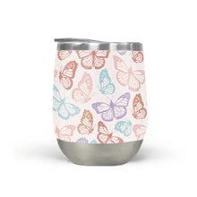 Load image into Gallery viewer, Rainbow Butterfly Stemless Wine Tumblers [Wholesale]