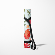 Load image into Gallery viewer, Red Flower Burst Yoga Mat
