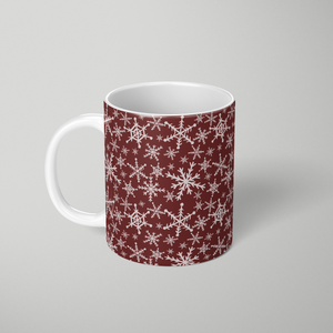 Red Snowflakes - Mug