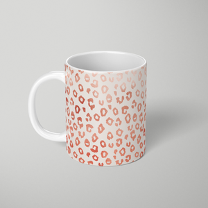Rose Gold Leopard Print - Mug