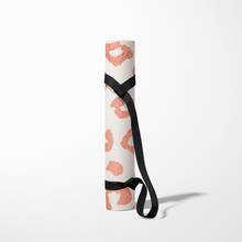 Load image into Gallery viewer, Rose Gold Leopard Print Yoga Mat
