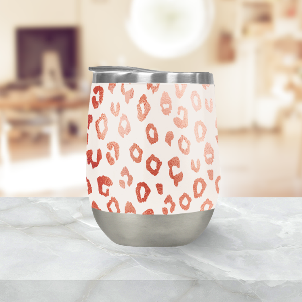 Leopard Tumbler Rose Gold Tumbler 