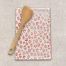 Load image into Gallery viewer, Rose Gold Leopard Print Tea Towel [Wholesale]