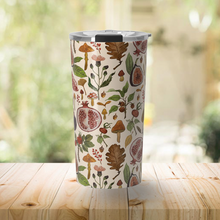 Load image into Gallery viewer, Rose Hips, Fruit, and Leaves Travel Mug