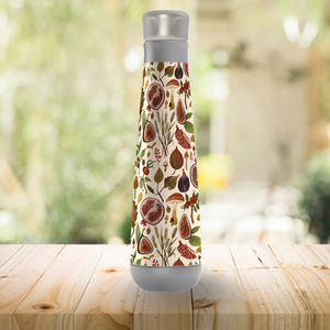 Rose Hips, Fruit & Leaves Peristyle Water Bottle