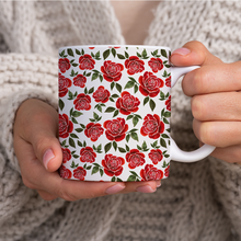 Load image into Gallery viewer, Rose Watercolor Pattern - Mug