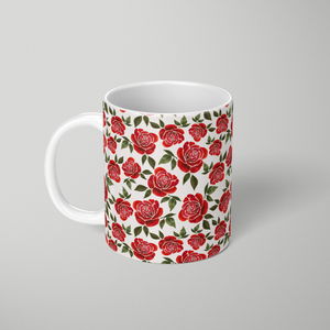 Rose Watercolor Pattern - Mug