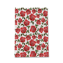 Load image into Gallery viewer, Rose Watercolor Tea Towel [Wholesale]
