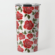 Load image into Gallery viewer, Rose Watercolor Travel Mug
