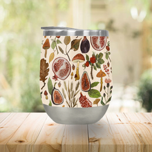 Load image into Gallery viewer, Rose Hips, Fruit &amp; Leaves Stemless Wine Tumbler [Wholesale]