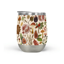 Load image into Gallery viewer, Rose Hips, Fruit &amp; Leaves Stemless Wine Tumbler [Wholesale]