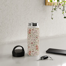 Load image into Gallery viewer, Spring Floral Handle Lid Water Bottle