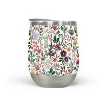 Load image into Gallery viewer, Spring Garden Flowers Stemless Wine Tumbler [Wholesale]