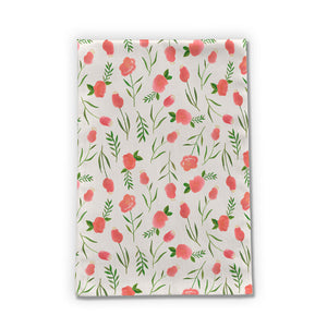 Spring Watercolor Flowers Tea Towels [Wholesale]