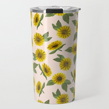 Load image into Gallery viewer, Sunflower Watercolor Travel Mug