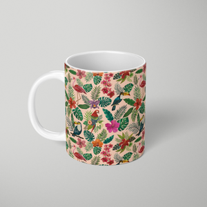 Tropical Bird Pattern - Mug