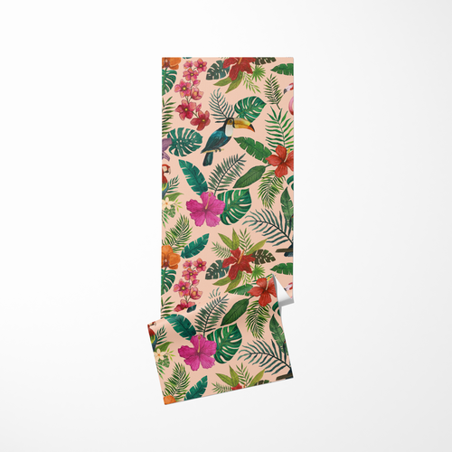 Tropical Bird Yoga Mat