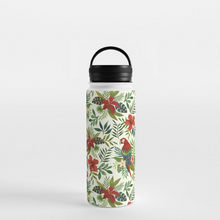 Load image into Gallery viewer, Tropical Parrot Handle Lid Water Bottle