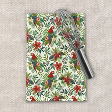 Load image into Gallery viewer, Tropical Parrot Tea Towel