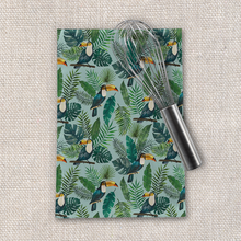 Load image into Gallery viewer, Tropical Toucan Tea Towel