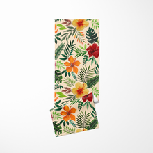 Load image into Gallery viewer, Tropical Watercolor Floral Yoga Mat
