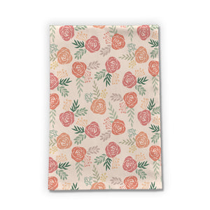 Warm Floral Pattern Tea Towels [Wholesale]