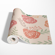 Load image into Gallery viewer, Warm Floral Yoga Mat