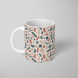 Warm Terrazzo Pattern - Mug