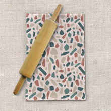 Load image into Gallery viewer, Warm Terrazzo Pattern Tea Towels [Wholesale]