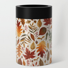 Load image into Gallery viewer, Watercolor Fall Leaves Can Cooler/Koozie