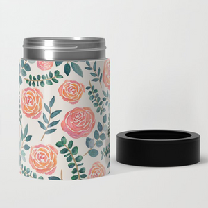 Watercolor Floral Can Cooler/Koozie