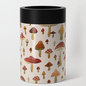 Watercolor Mushroom Can Cooler/Koozie