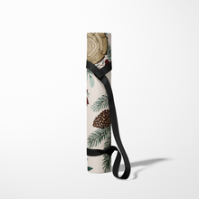 Load image into Gallery viewer, Winter Branches, Berries and Pine Cones Yoga Mat