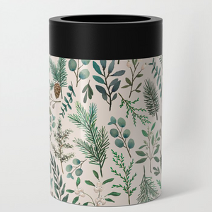 Winter Eucalyptus and Berry Can Cooler/Koozie