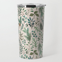 Load image into Gallery viewer, Winter Eucalyptus and Berry Travel Mug