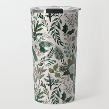 Load image into Gallery viewer, Winter Floral Travel Mug