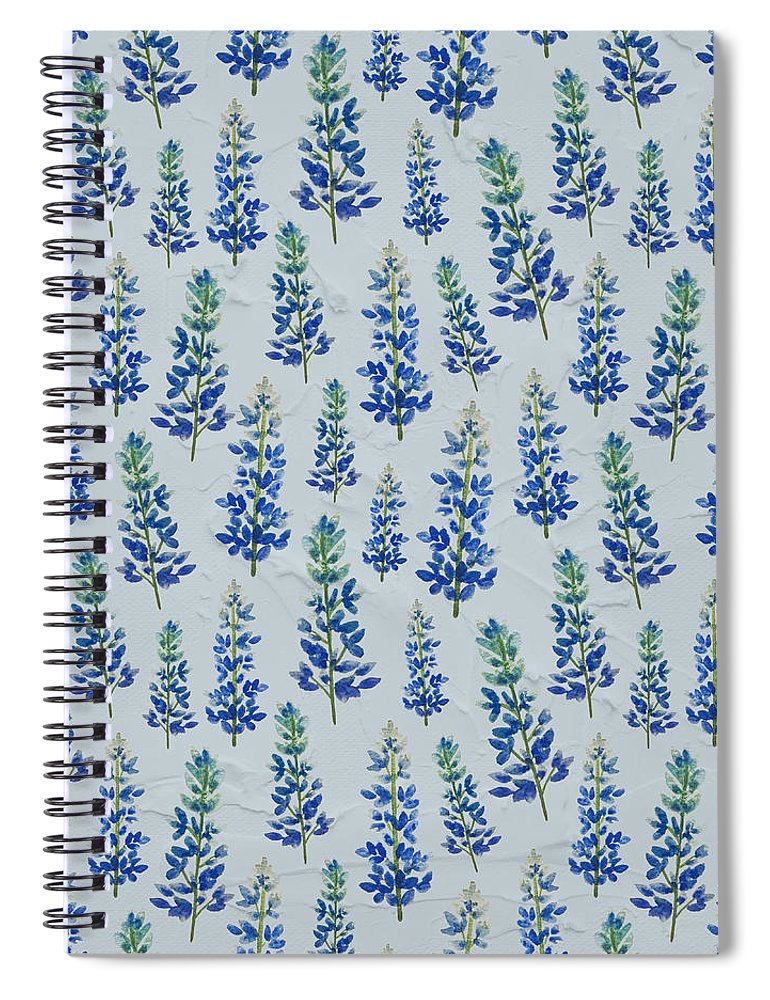 Blue Bonnets - Spiral Notebook