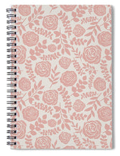 Load image into Gallery viewer, Blush Floral Pattern - Spiral Notebook