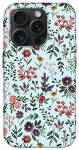Load image into Gallery viewer, Bright Watercolor Flower - Blue - Phone Case