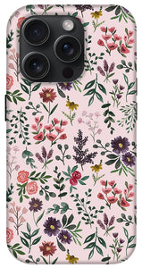 Bright Watercolor Flower - Pink - Phone Case